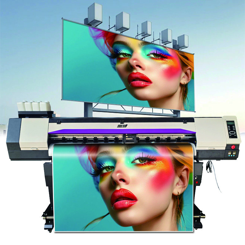 Commercial Vinyl Printing Machine - Santos 1.6M Eco Solvent Printer Signboard