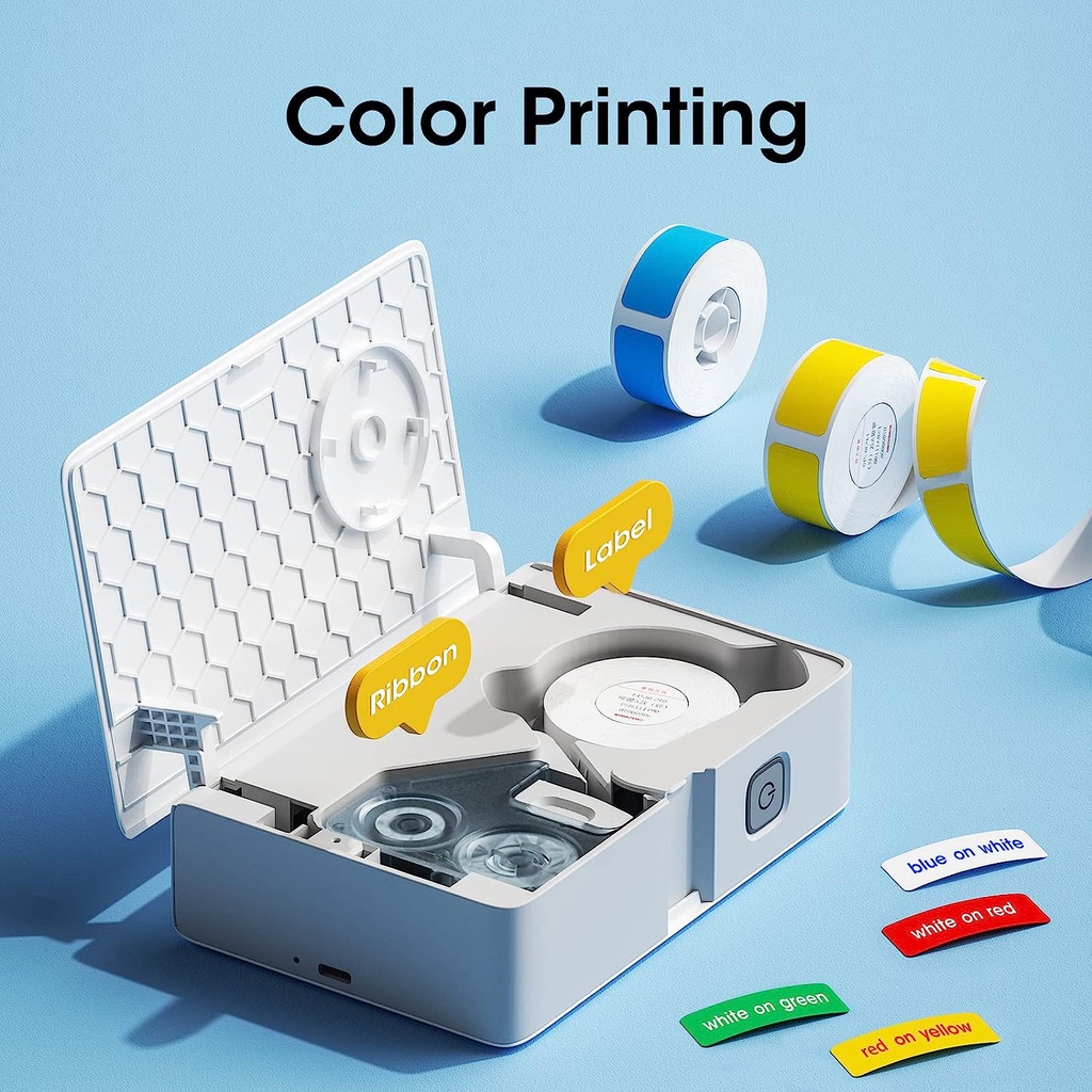 NIIMBOT B18 Color Label Printe - Commercial Printing Labels review and price