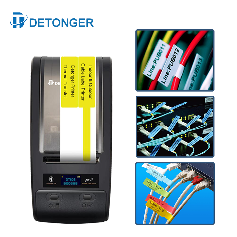 DETONGER Portable Thermal Tran - Commercial Ribbon Printing Machine review and price