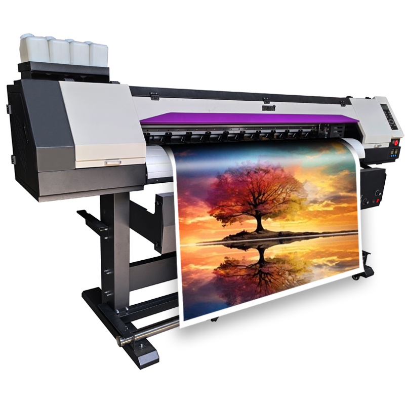 Santos 1.6M Eco Solvent Printe - Commercial Vinyl Printing Machine review and price