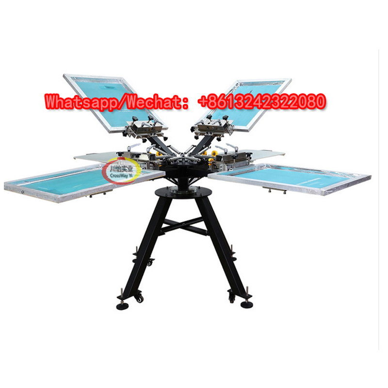 4 Color Screen Printing Machin - Commercial Ribbon Printing Machine review and price