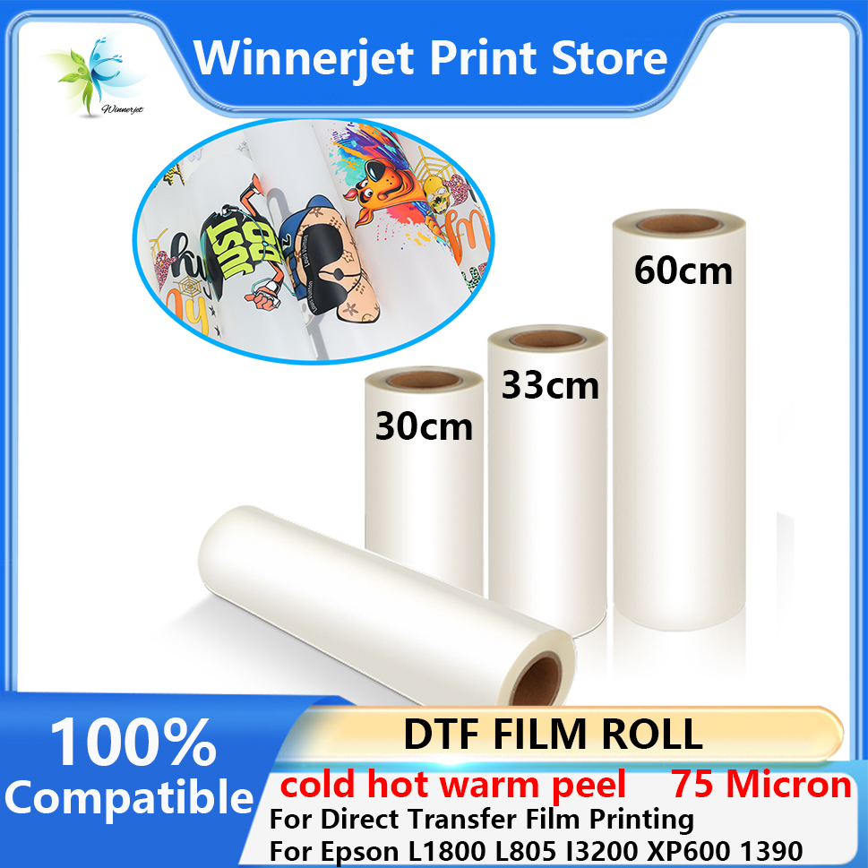 30cm 33cm 60cm*100m DTF PET Fi - Dtf Hot Peel Film review and price