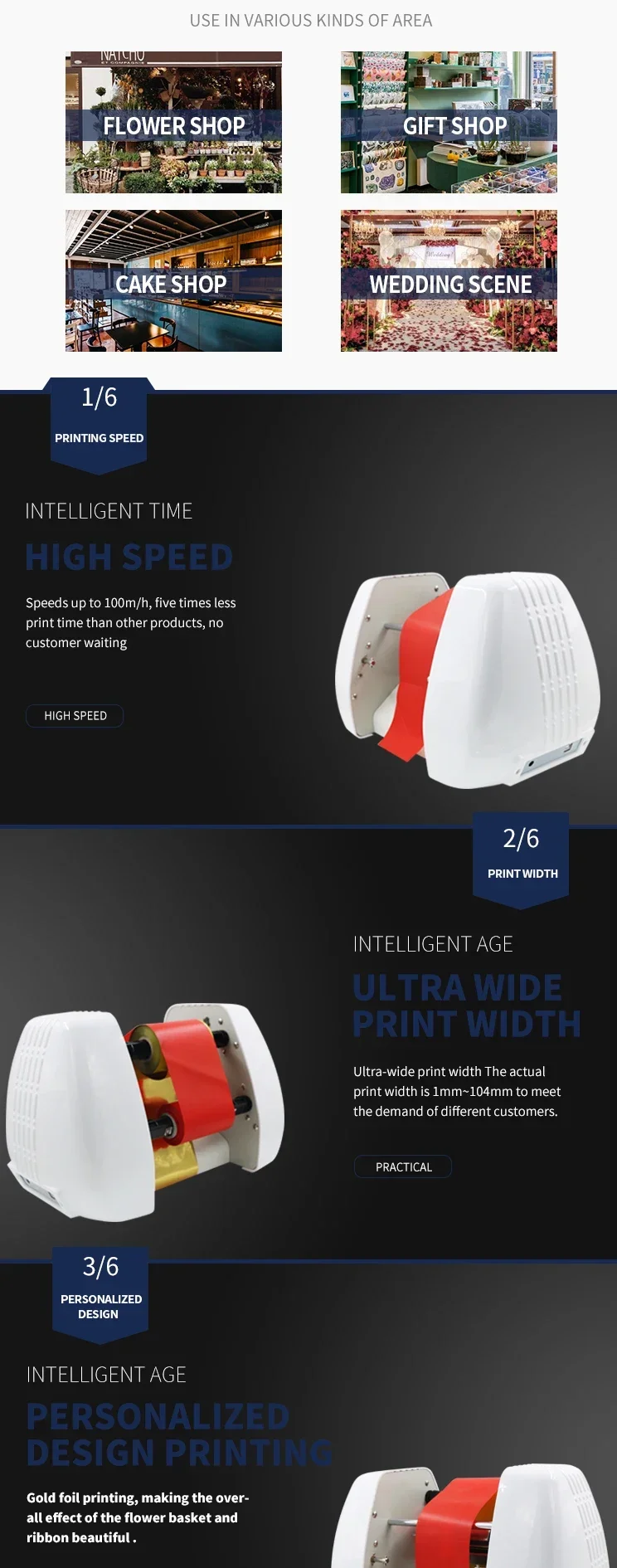 Factory direct sales Hot Foil  - Commercial Ribbon Printing Machine review and price