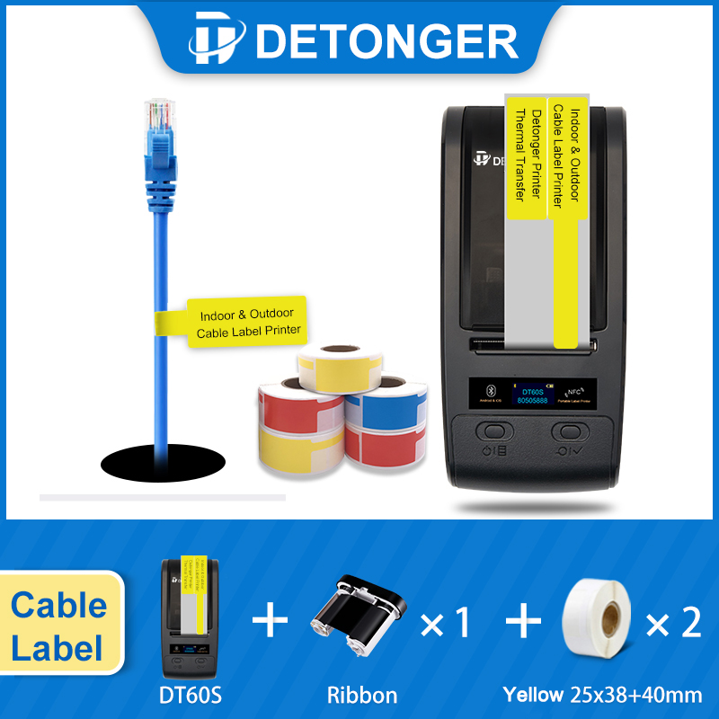DETONGER DT60S Portable Therma - Commercial Ribbon Printing Machine review and price