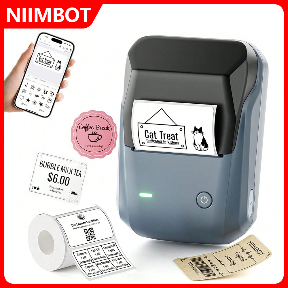 NIIMBOT B1 Portable Thermal Pr - Commercial Printing Labels review and price